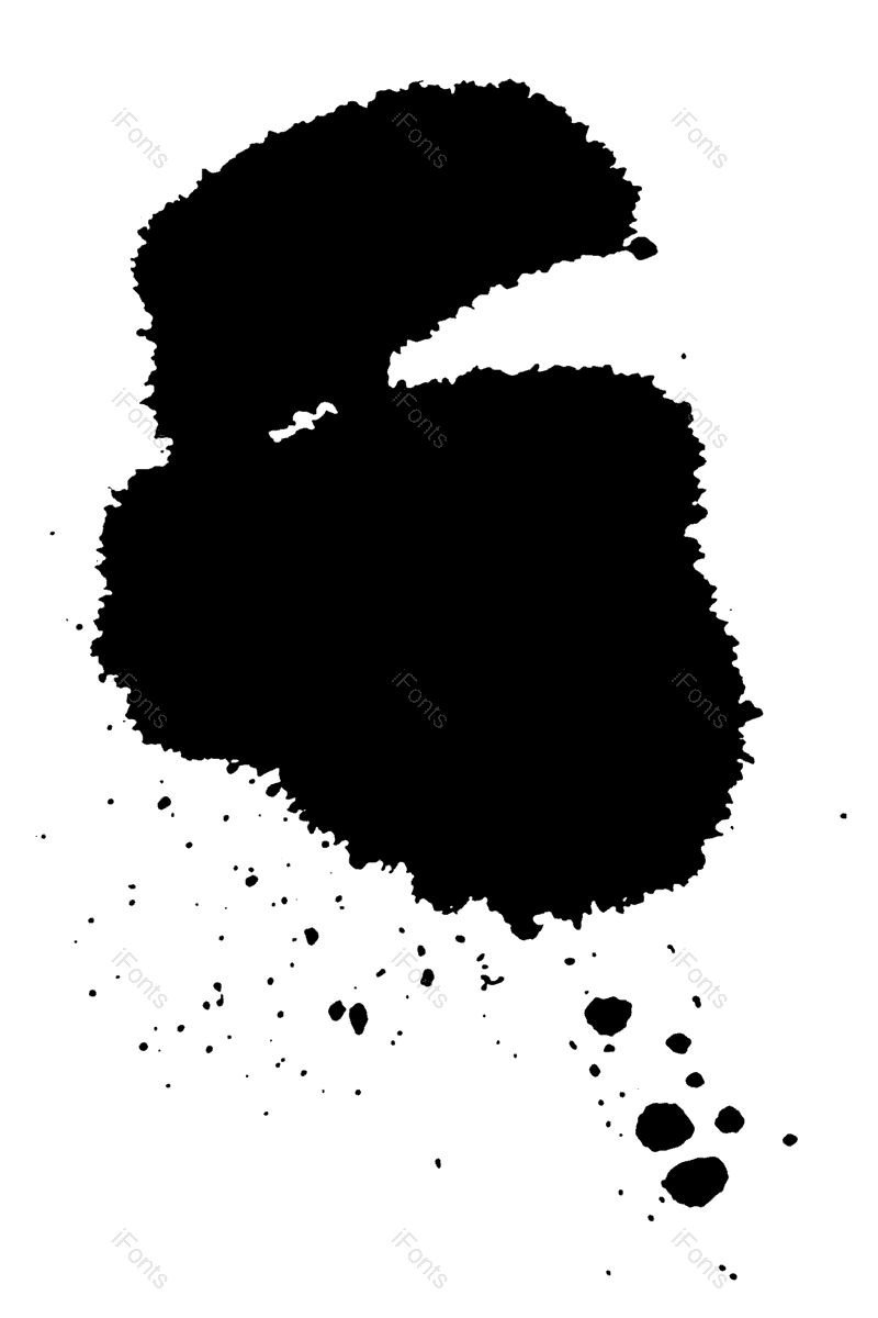 水墨图片,油画笔触元素,墨迹PNG,笔触免抠素材